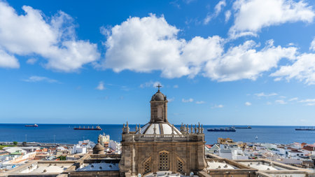Cathedral of Las Palmas de Gran Canaria. Canary Islands. Spain.の写真素材