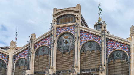 Central Market of Valencia, Spainの写真素材