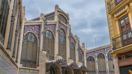 Central Market of Valencia, Spainの写真素材