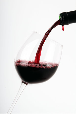 Wine motion in a glass