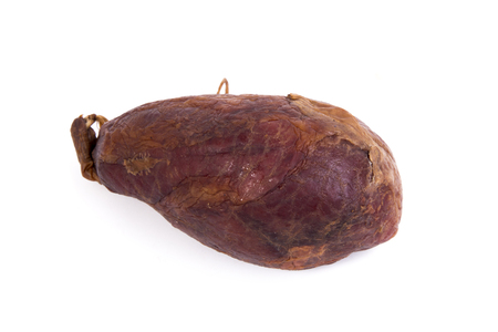 Isolated Sausage mix in a on a White Backgroundの写真素材