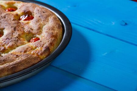 Italian Flat Breadの写真素材