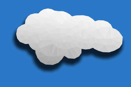Cloudscape Polygon Styleの写真素材