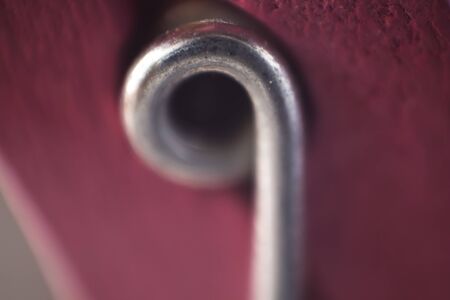 Detail of a wooden clothes pegの写真素材