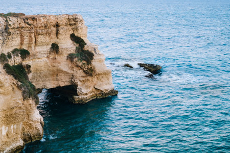 Sea view of Melendugno, Salento, Puglia, Italy