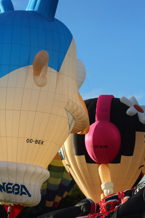 Ferrara, Italia - September 12, 2015: The photo was made at the Ballons Festival at Ferrara on...