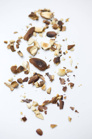 toasted almondsの写真素材