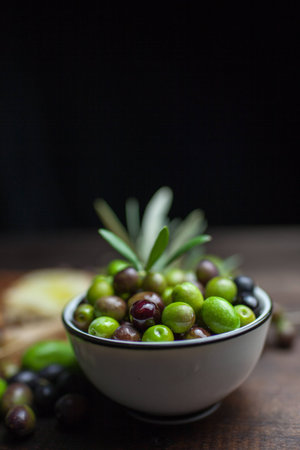 olive oil and bread