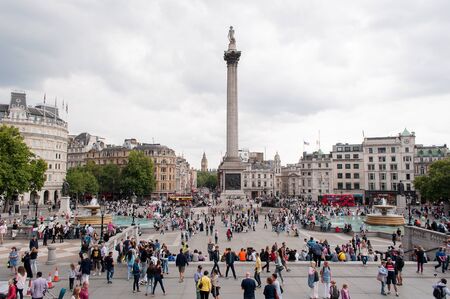 London Trafalgar Squareのeditorial素材
