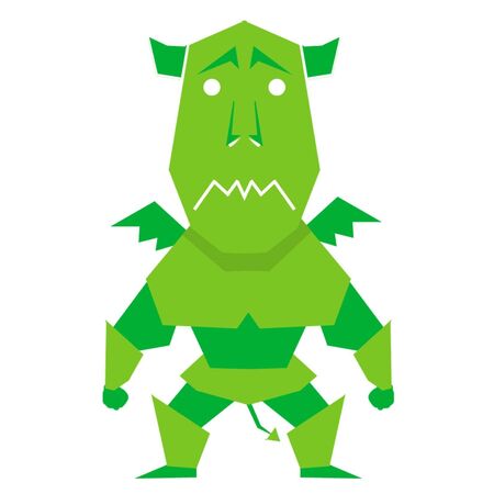 Rainbow of Devils - Green Devilのイラスト素材