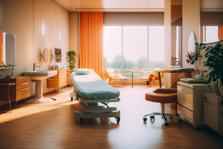 Interior of a modern dental clinic. Dentist's office.の素材