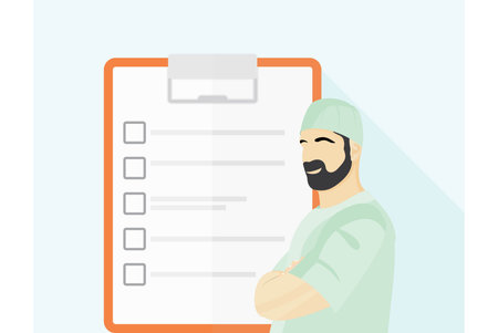 Healthcare medical team workers isolated on backgroundのイラスト素材