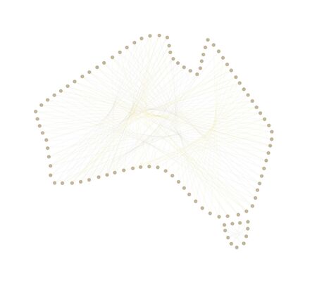 Australian Map 1のイラスト素材