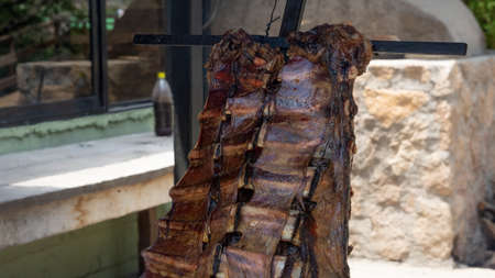 ARGENTINE CLASSIC STAKE BEEF RIBの写真素材