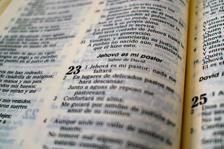 JEHOVAH IS MY SHEPHERD BIBLE VERSEの写真素材