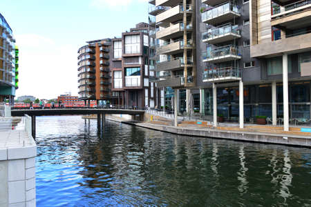 Oslo Harbor Scene, Norwayのeditorial素材