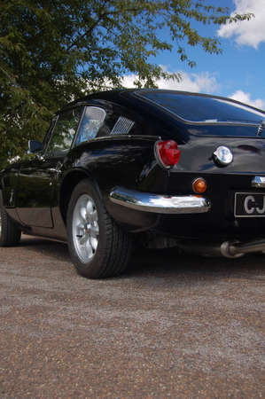 British classic sports car 1960s 60s black Triumph GT6 Spitfireのeditorial素材