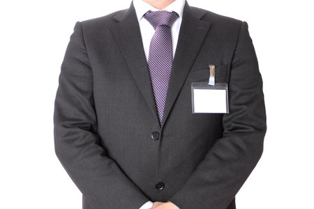 Man wearing a business suit