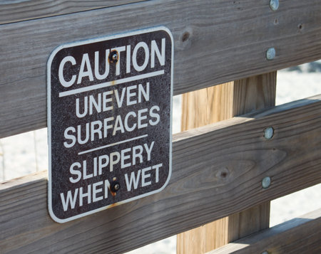 sign on the way to beach