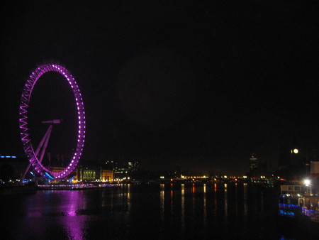 London Eye and Thamesのeditorial素材