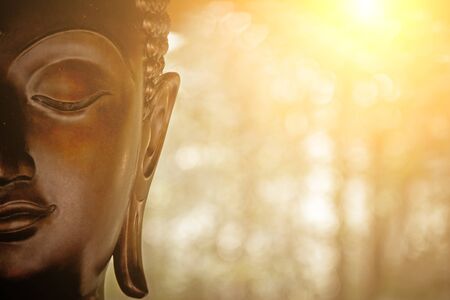 Buddha Statue's head.の写真素材