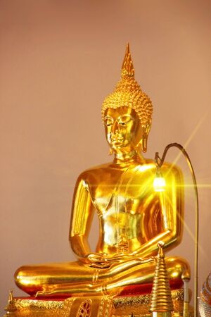 Golden Buddha Statue.の写真素材