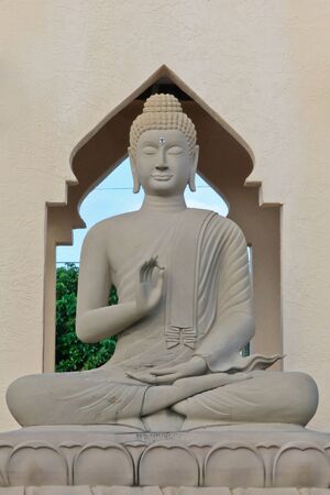 Sitting Buddha Statueの写真素材