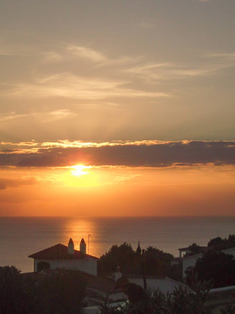 Menorca sunsetの写真素材