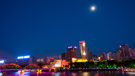 Night view of a cityのeditorial素材