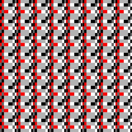 geometric pixels pattern, graphic motiv of basic video games of the eighties のイラスト素材