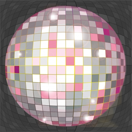 Disco ball webのイラスト素材