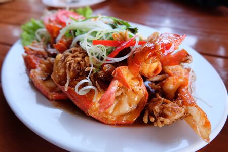 spicy shrimpの写真素材