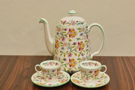 Flower Tea Potの写真素材