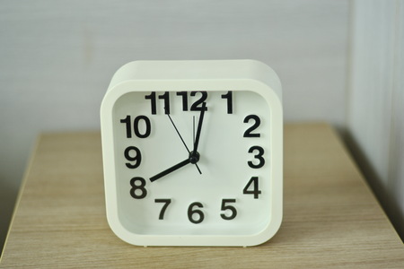 White Clockの写真素材