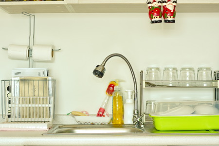Sink in the Kitchenの写真素材