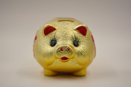 Golden Pig Bankの写真素材