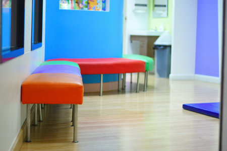 Colorful of Chair in the Roomの写真素材