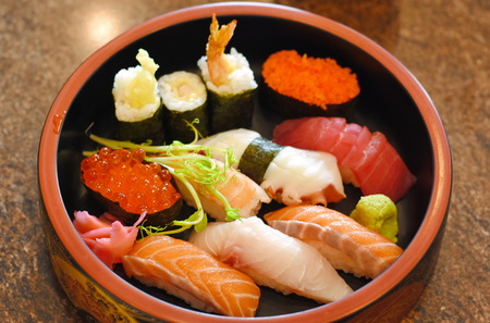 Japanese Sushi Setの写真素材