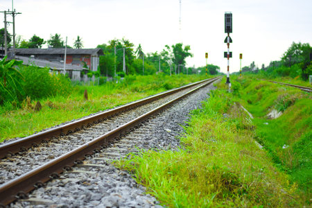 Railroad in Bangkok , Thailand