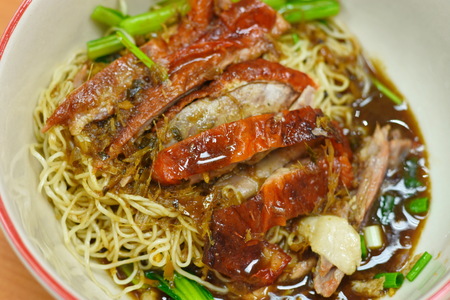 Roasted Duck Noodlesの写真素材