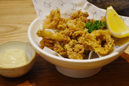 Crispy Calamariの写真素材