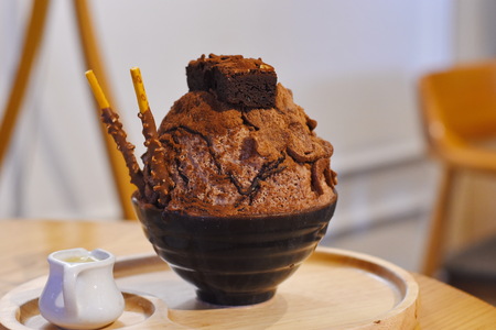 Chocolate Kakigoriの写真素材