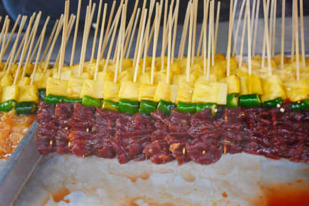 BBQ Skewersの写真素材