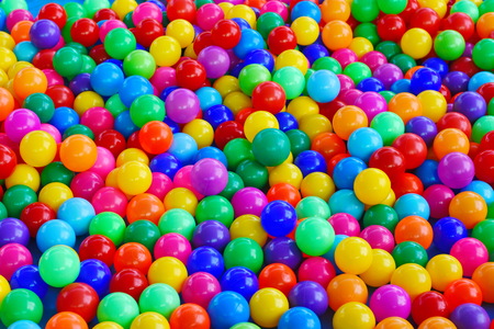 Colorful of Circle Ballの写真素材