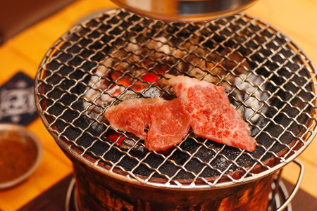 delicious meat grilled Japanese styleの写真素材