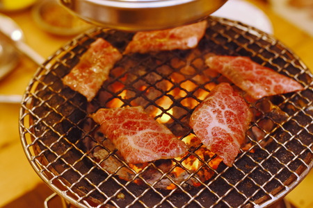 delicious meat grilled Japanese styleの写真素材