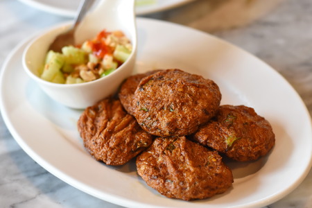 Special fish cakeの写真素材