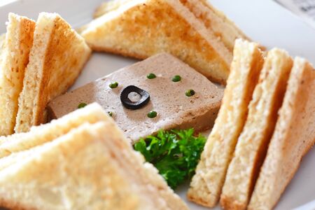 delicious Classic Liver Pate foodの写真素材