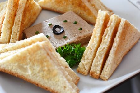 delicious Classic Liver Pate foodの写真素材