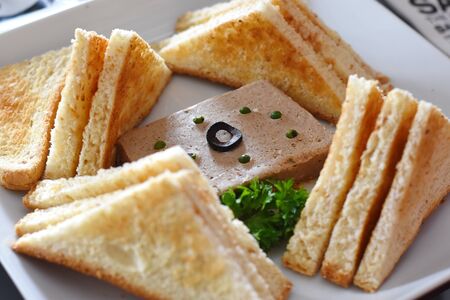 delicious Classic Liver Pate foodの写真素材